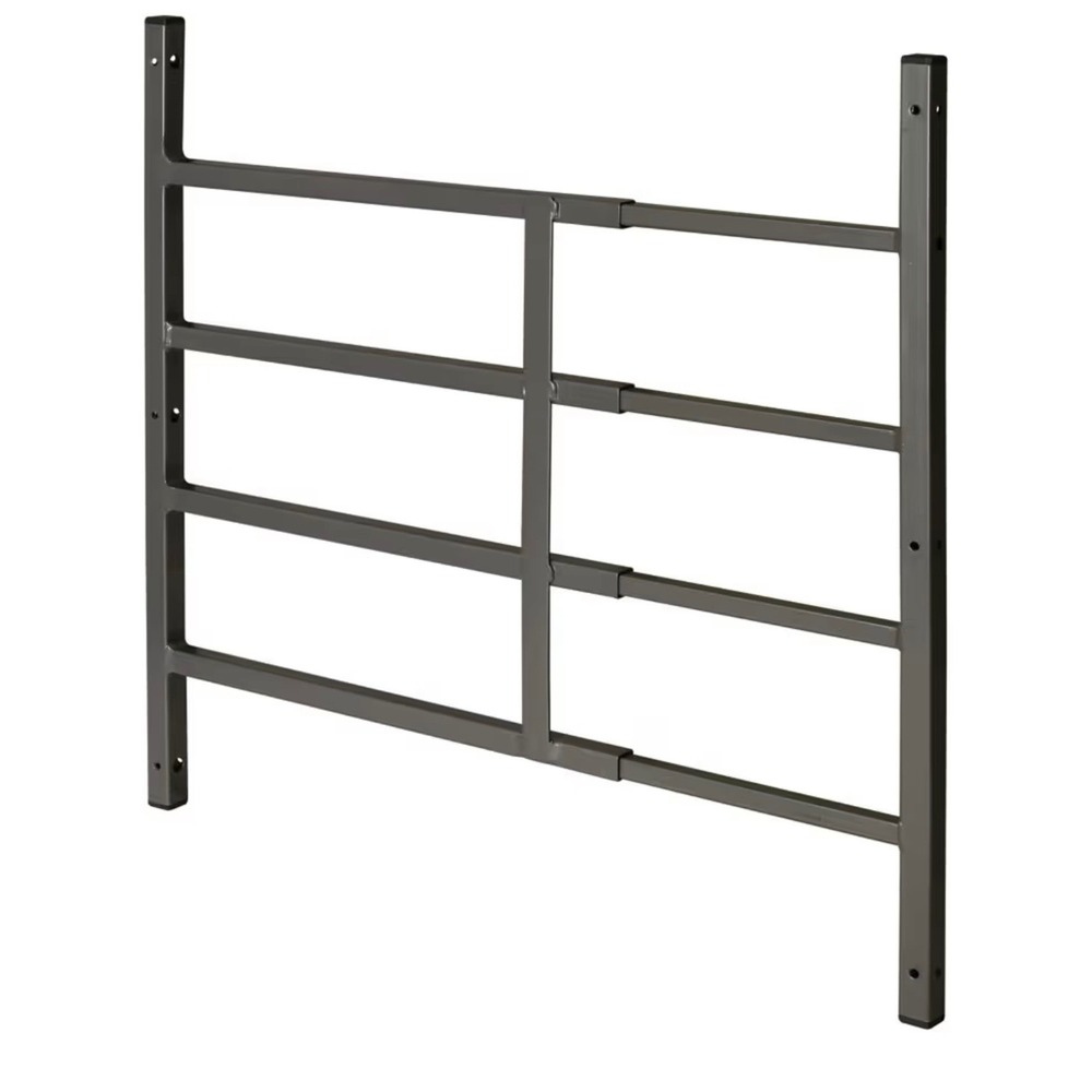 Prime-Line 4762 Fixed Window Guard 4 Bar Steel Bronze 21-1/4in H x 15-3/4-22in W